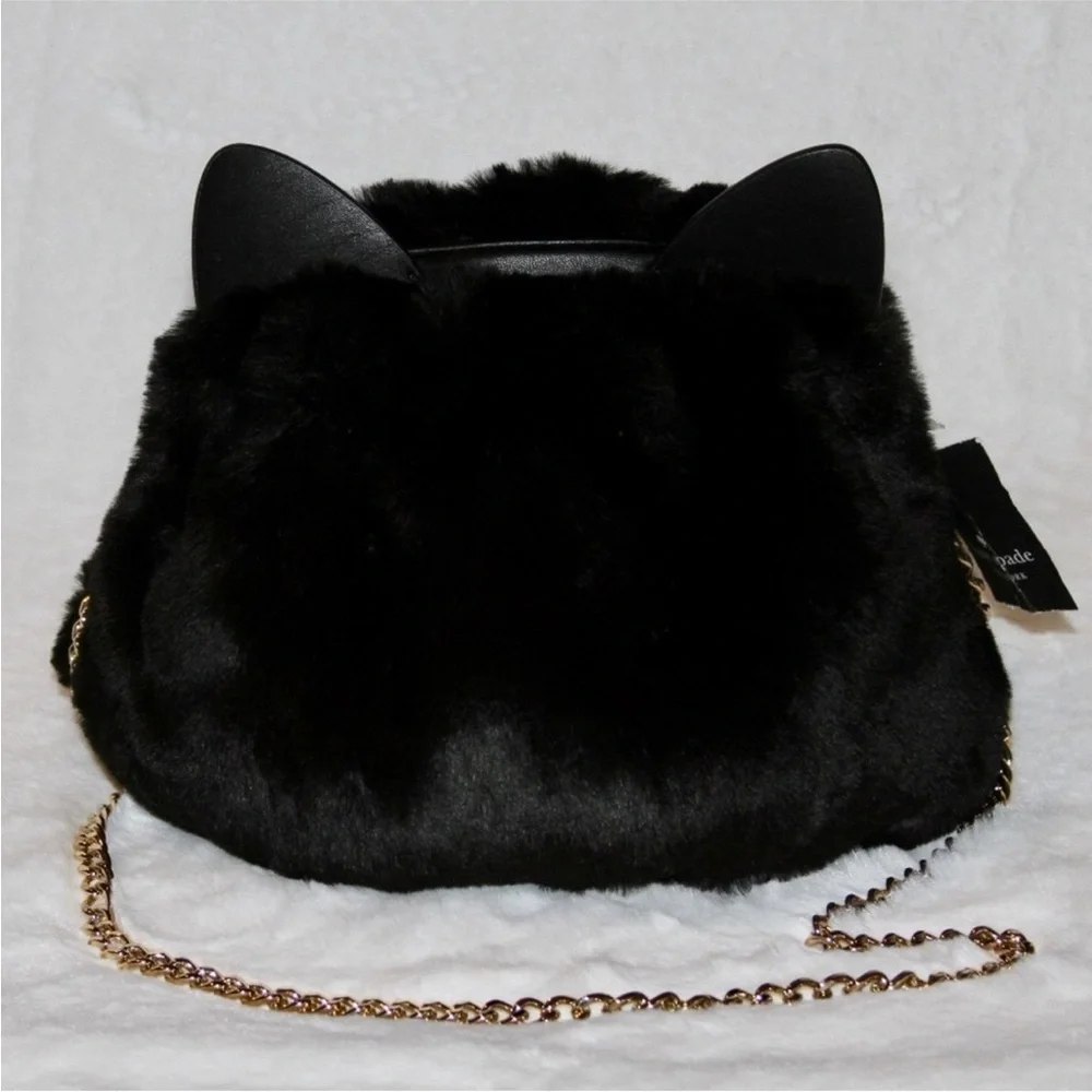 Kate Spade 3d cat crossbody